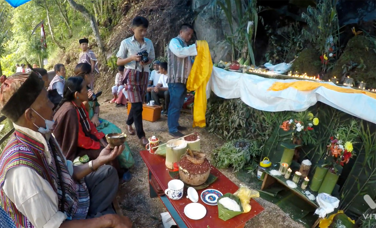 Sikkim Festivals-Tendong Lho-Rum-Faat